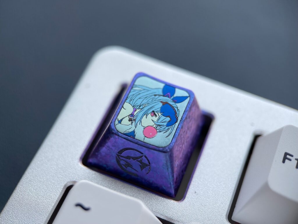 Silver Wolf Titanium Keycap Craft No.1 TTKCAP