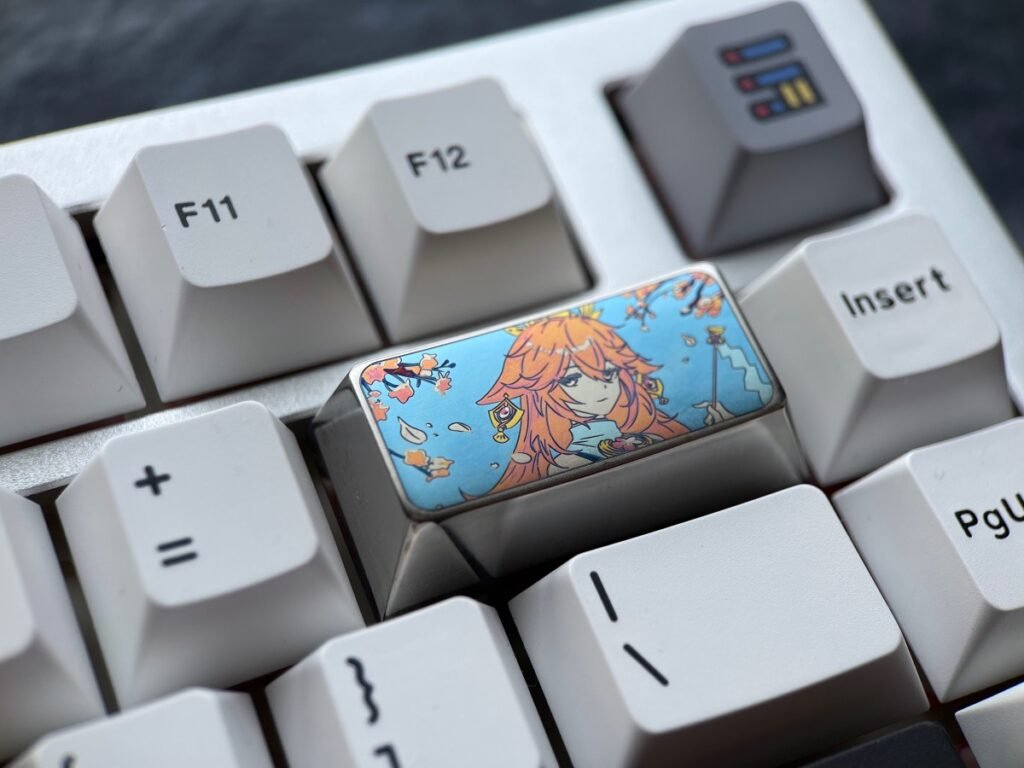 Yae Miko 2U Backspace Key Titanium Alloy – TTKCAP