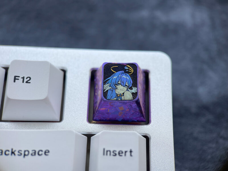 Robin Titanium Keycap 1U