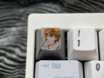 Asuka Hand-carved Colored Titanium Keycaps Type B