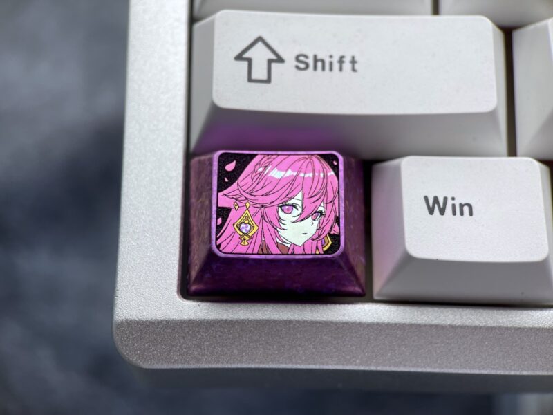 Yae Miko 1.25U Ctrl or Win or Alt Titanium Keycap