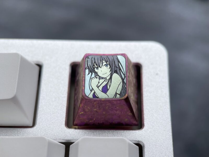 Yukinoshita Yukino Titanium Keycap 1U