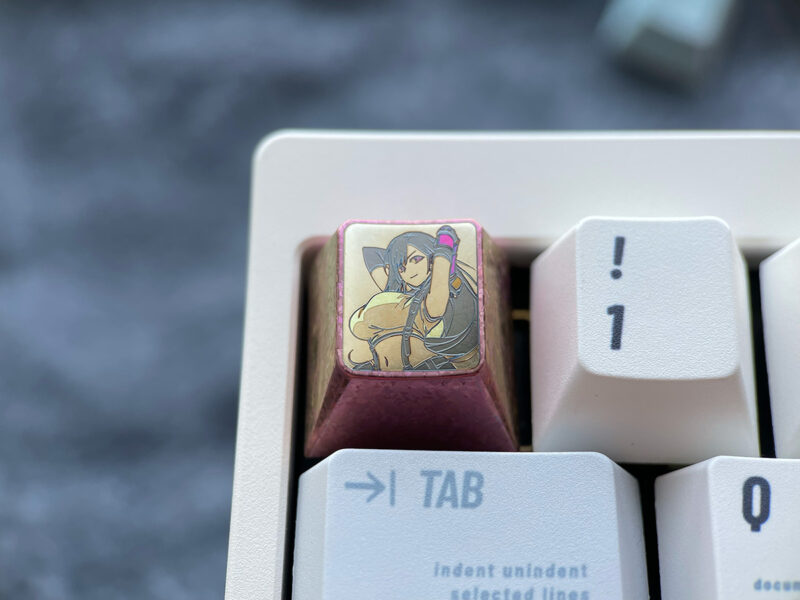 Tifa Lockhart keycap