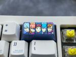 Neon Genesis Evangelion 2U Backspace Artisan Titanium Keycaps