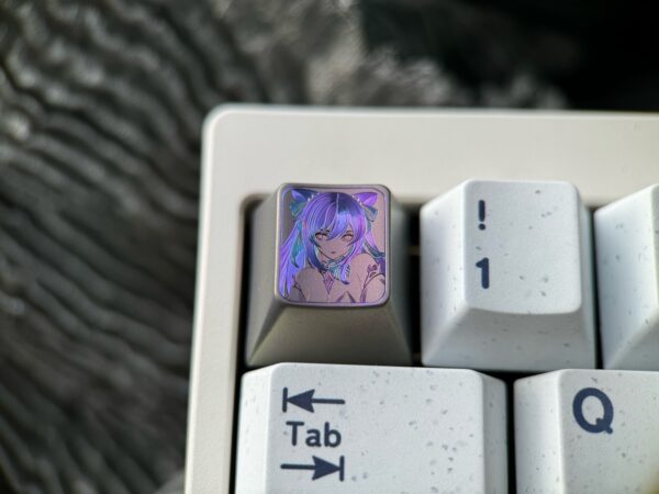 Keqing Hand-carved keycaps