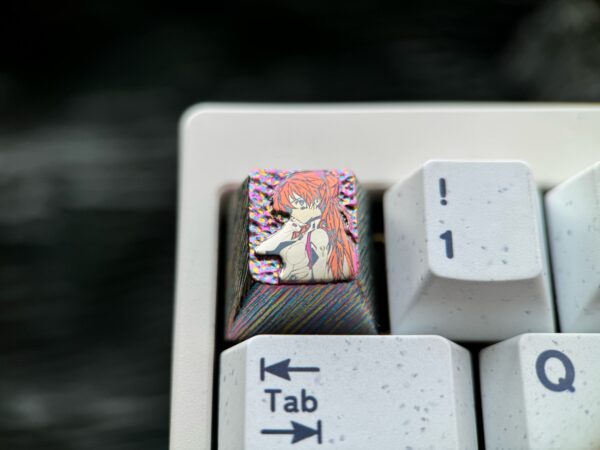 Asuka Five Side Hand-engraved Titanium Keycaps