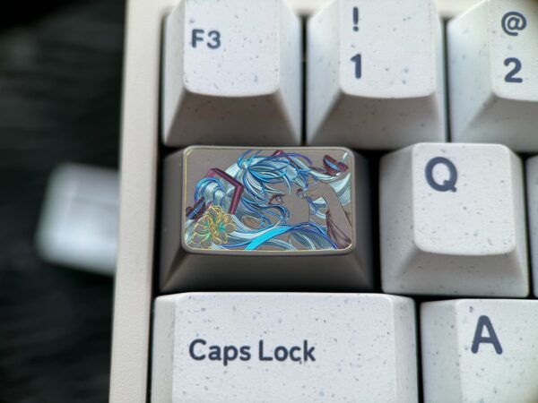 Hatsune Miku Hand-carved Line Keycaps 1.5U