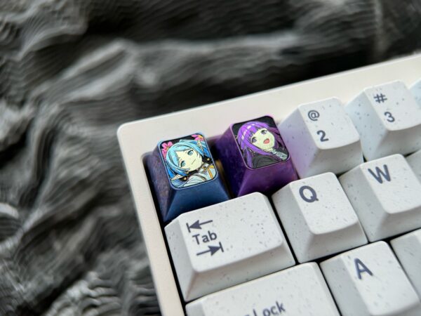 Frieren and Fern Keycaps