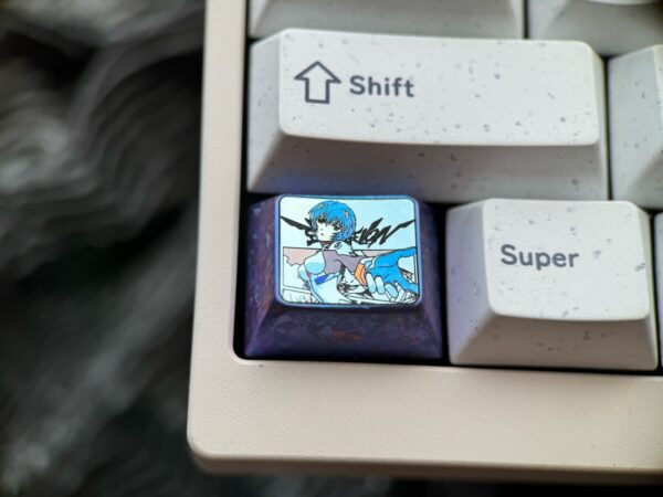 Rei Ayanami 1.25U Keycaps