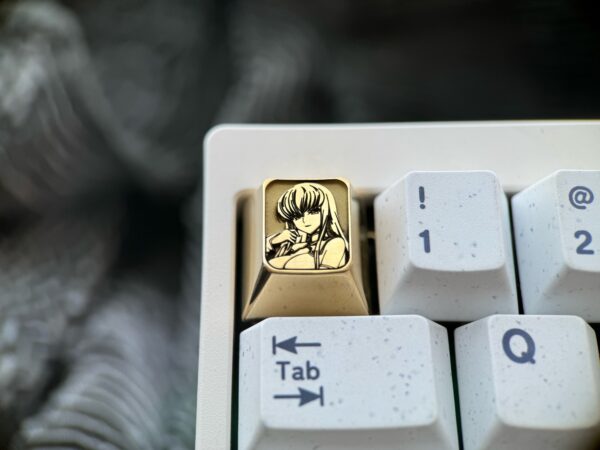 C.C. Brass Keycap 1U