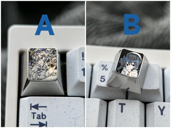 Hoshimachi Suisei Precision Engraved Pointillism Keycaps