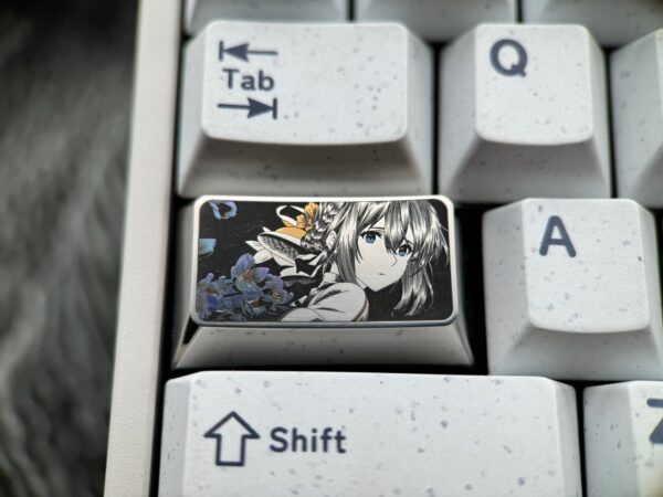 Violet Evergarden Precision Engraved Pointillism Keycaps 1.75U