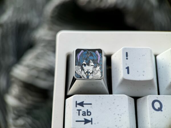 Hatsune Miku Precision Engraved Stippling Keycaps 1U – 51
