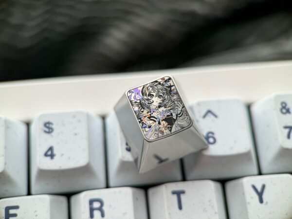 Hoshimachi Suisei Precision Engraved Stippling Keycaps 1U - 1U