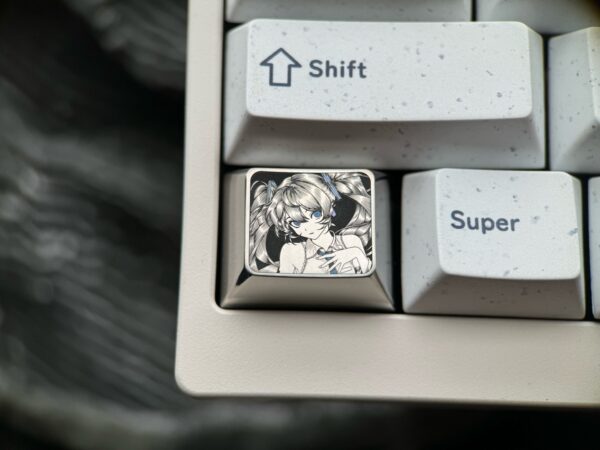 Hatsune Miku Precision Engraved Stippling Keycaps 1.25U – 51