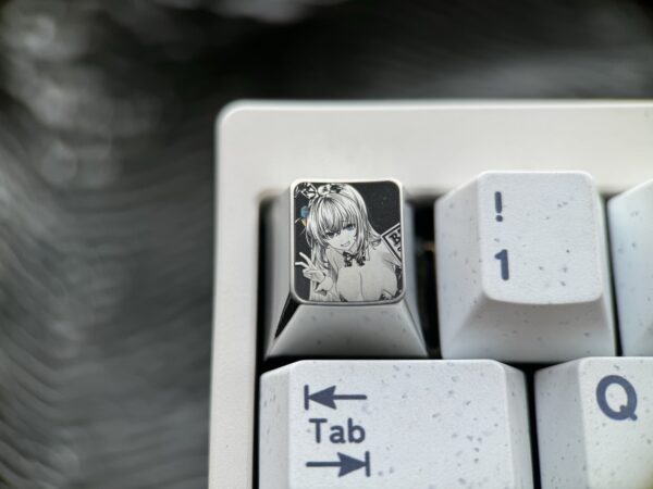 Gotoh Hitori Precision Engraved Stippling Keycaps 1U – 52