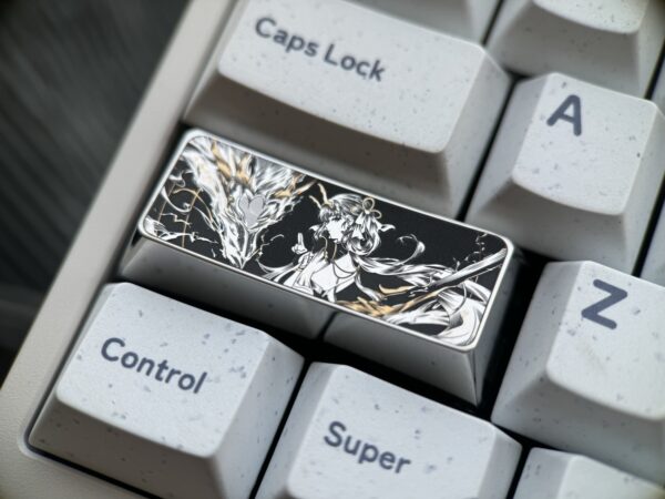 Jinhsi Precision Engraved Stippling Keycaps 2.25U – 52