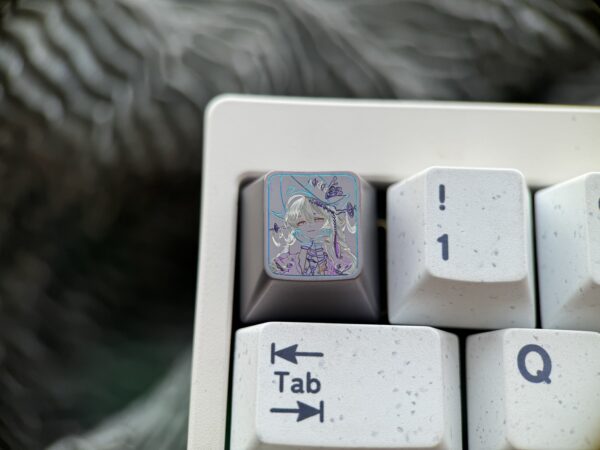 Skadi the Corrupting Heart Hand-engraved Titanium Keycaps