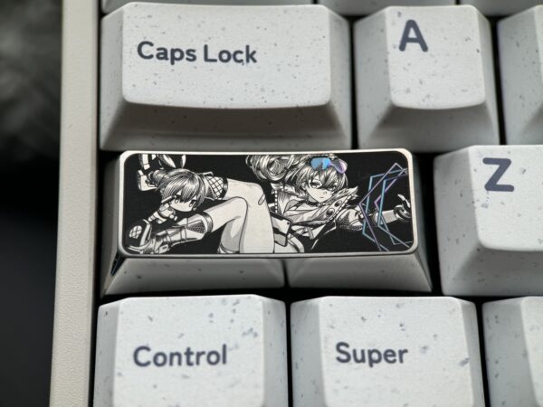 Silver Wolf 2.25U Keycaps - 54