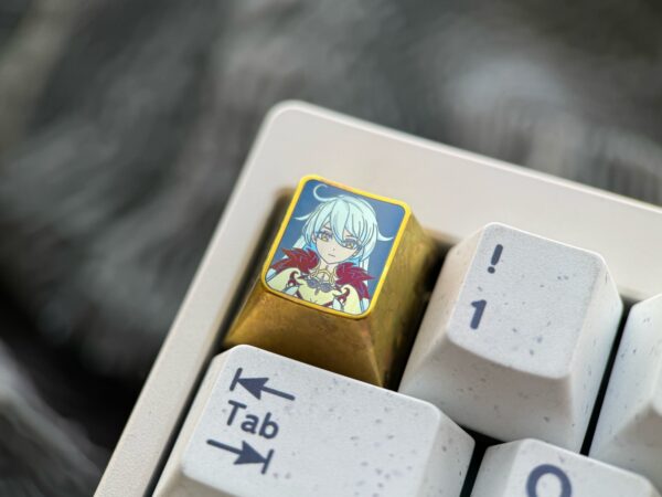 Asmoday Genshin Impact Titanium Keycaps 1U - 56