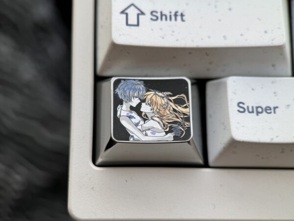 Asuka and Rei Ayanami Precision Engraved Keycaps 1.25U - 56