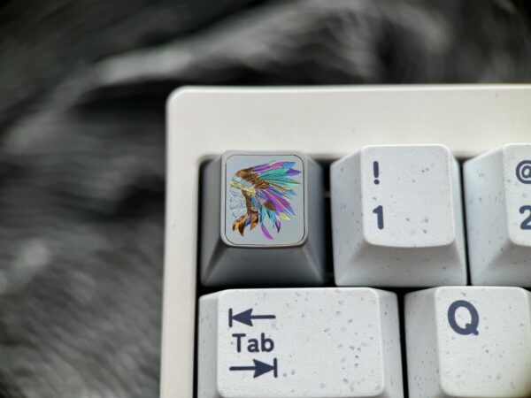 Chief Hand-carved Titanium Keycaps