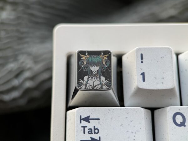C.C. (Code Geass) Precision Engraved Dotted Keycaps 1U - 55