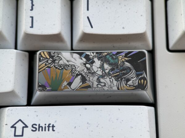 C.C. (Code Geass) Precision Engraved Dotted Keycaps 2.25U - 55