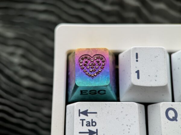 Colorful Crystal Rhinestone Hollow Keycaps