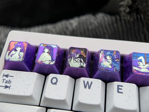 Raiden Shogun Keycap Set 1U - 56