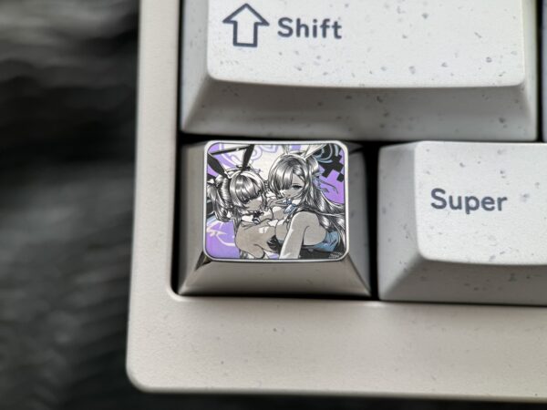 Hayase Yūka and Ichinose Asuna Bunny Girl Outfit Keycaps 1.25U - 56