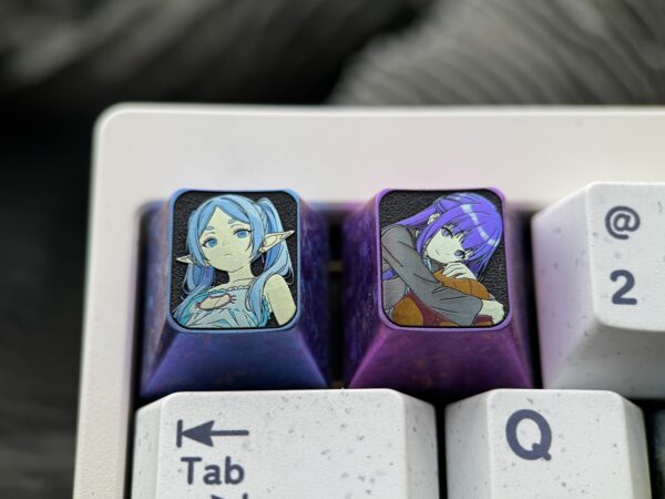 Frieren and Fern Titanium Keycaps 1U - 57