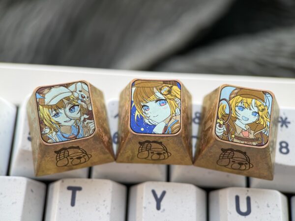 Amelia Watson Titanium Keycaps 1U - 57