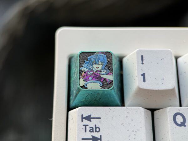 Hoshimachi Suisei Titanium Keycaps Christmas Theme 1U - 57