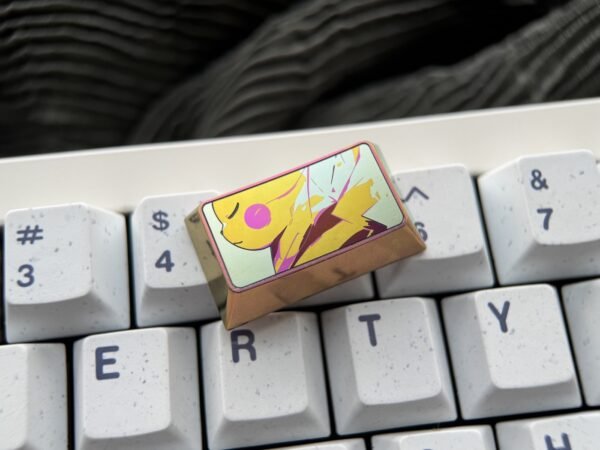 Pikachu Titanium Keycaps 1.5U - 58