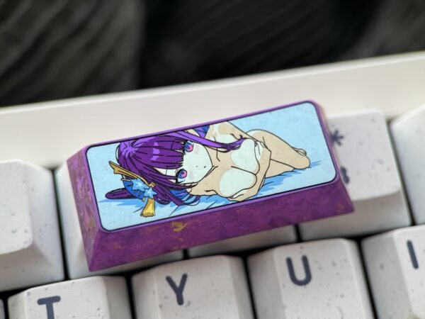 Raiden Shogun Titanium Keycaps 2.25U - 58