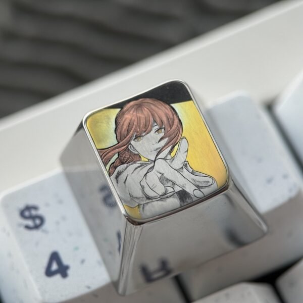 Makima Hand-carved Titanium Keycaps - 58