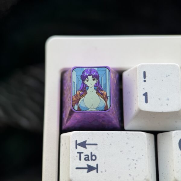 Misato Katsuragi Titanium Keycaps 1U - 59