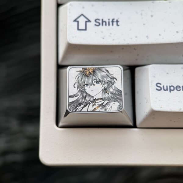 AUGUSTA Precision Engraved Titanium Keycaps 1.25U - 59