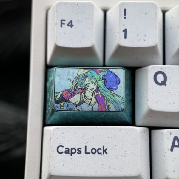 Hatsune Miku Titanium Keycaps 1.5U Tab - 59