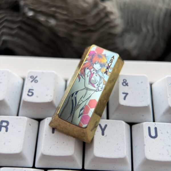 Asuka Vertical 2U Titanium Keycaps - 59
