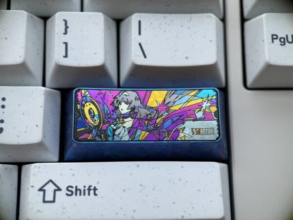 Astra Yao Titanium Keycaps 2.25U - 58