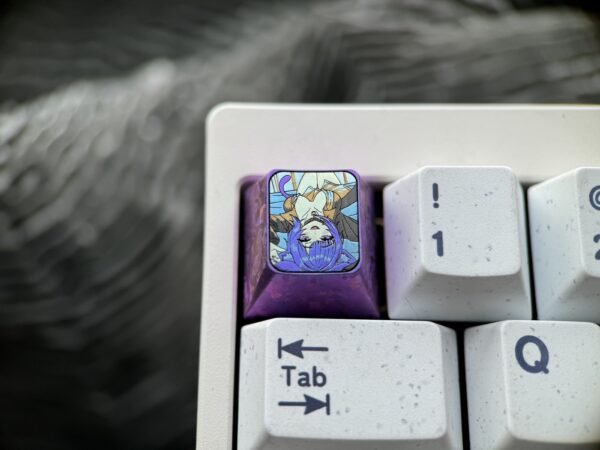 Nekomata Okayu Titanium Keycaps 1U - 58