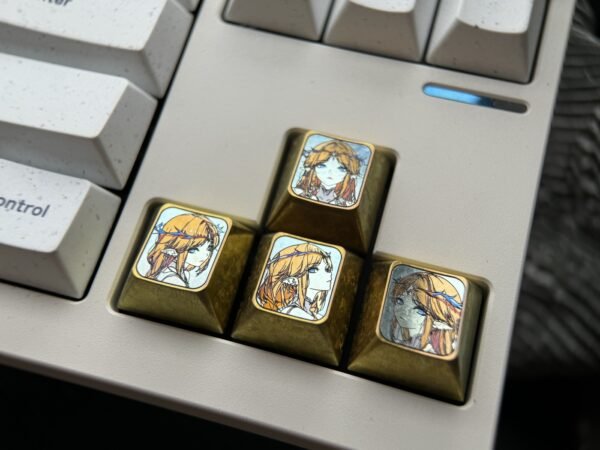 Cartethyia Titanium Keycaps 1U - 58