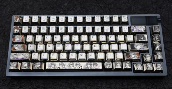 Asuka 81-key Precision Engraved Titanium Keycap Set - 59