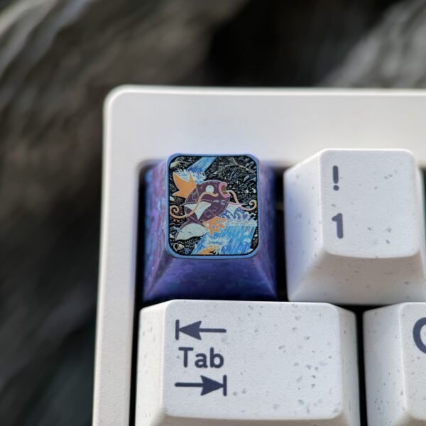 Magikarp Titanium Keycaps 1U - 60