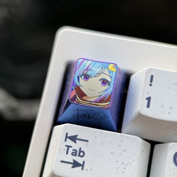 Amane Kanata Titanium Keycaps 1U - 60