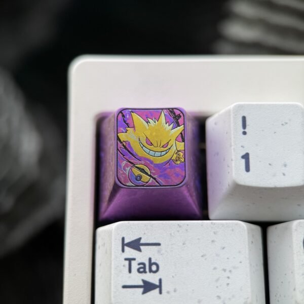 Gengar Titanium Keycaps 1U - 61