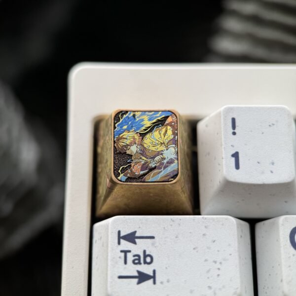 Agatsuma Zenitsu Titanium Keycaps 1U-61