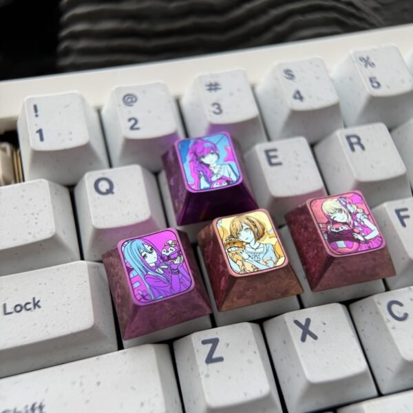 HATSUNE MIKU: COLORFUL STAGE! Series Titanium Keycaps 1U - 61